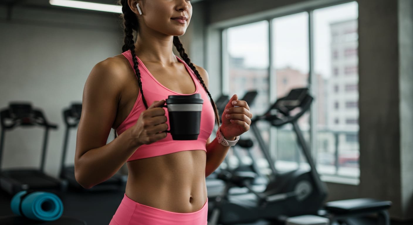 ejercicio y cafe